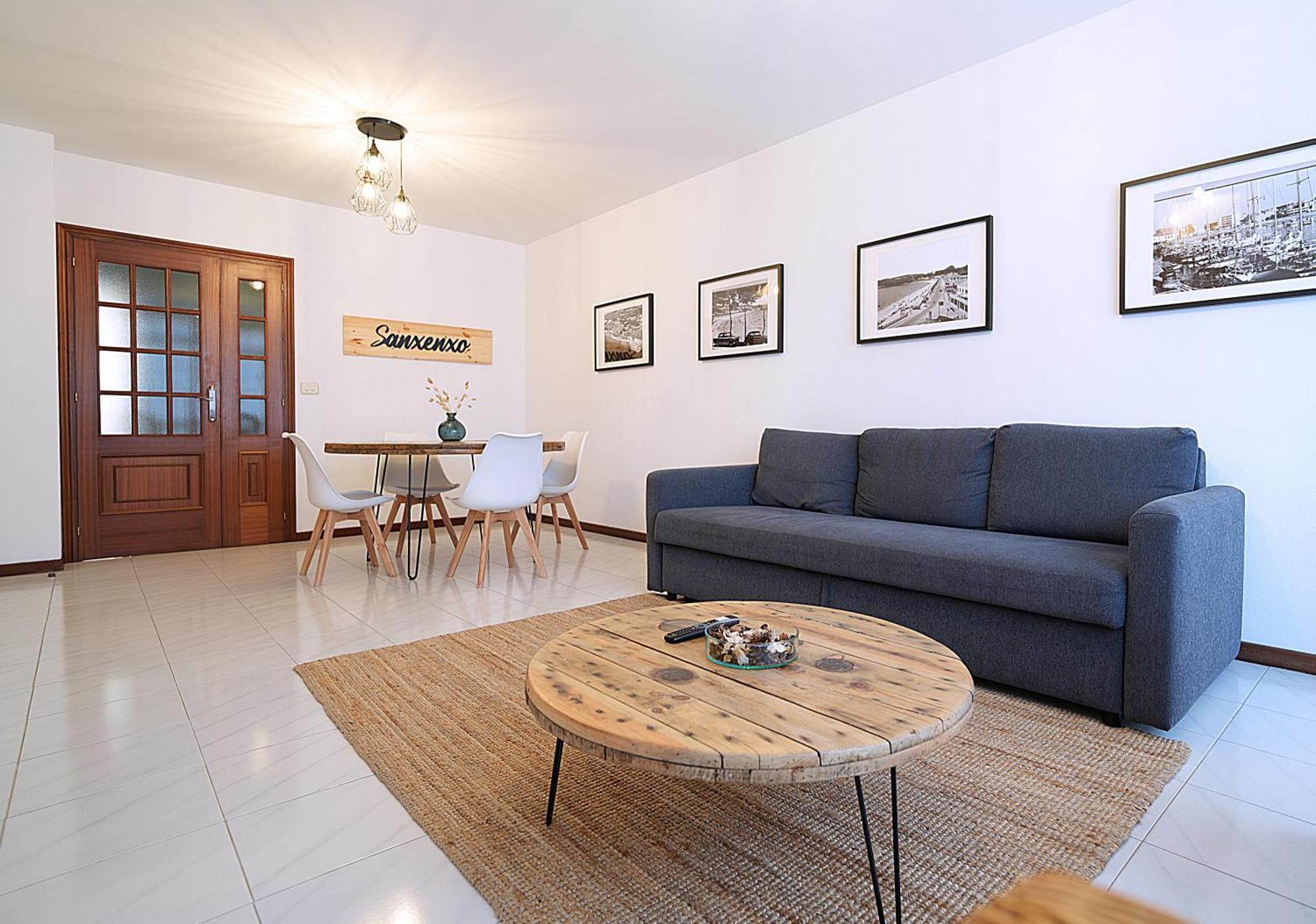 Apartamento De Playa En Sanxenxo Con Parking Exterior foto